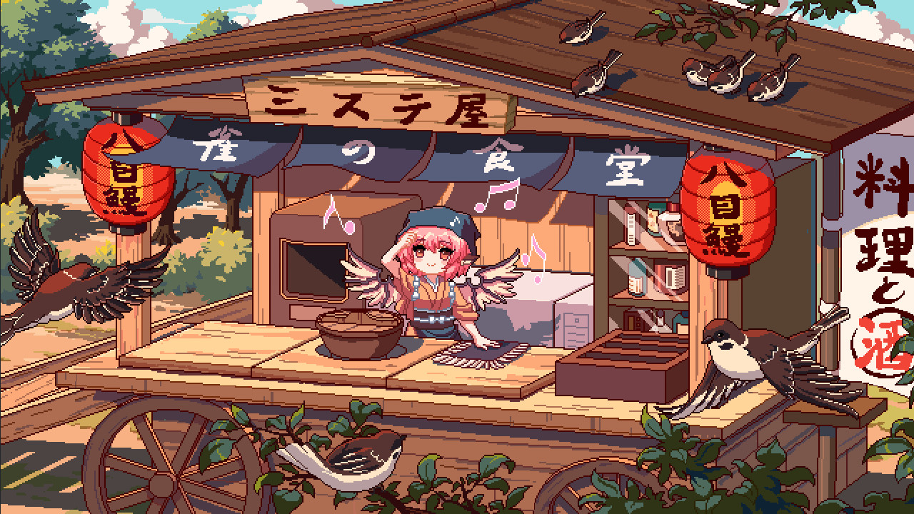 好评休闲游戏《东方夜雀食堂 - Touhou Mystia's Izakaya》即将在明年 5 月 2 日登陆 Switch！