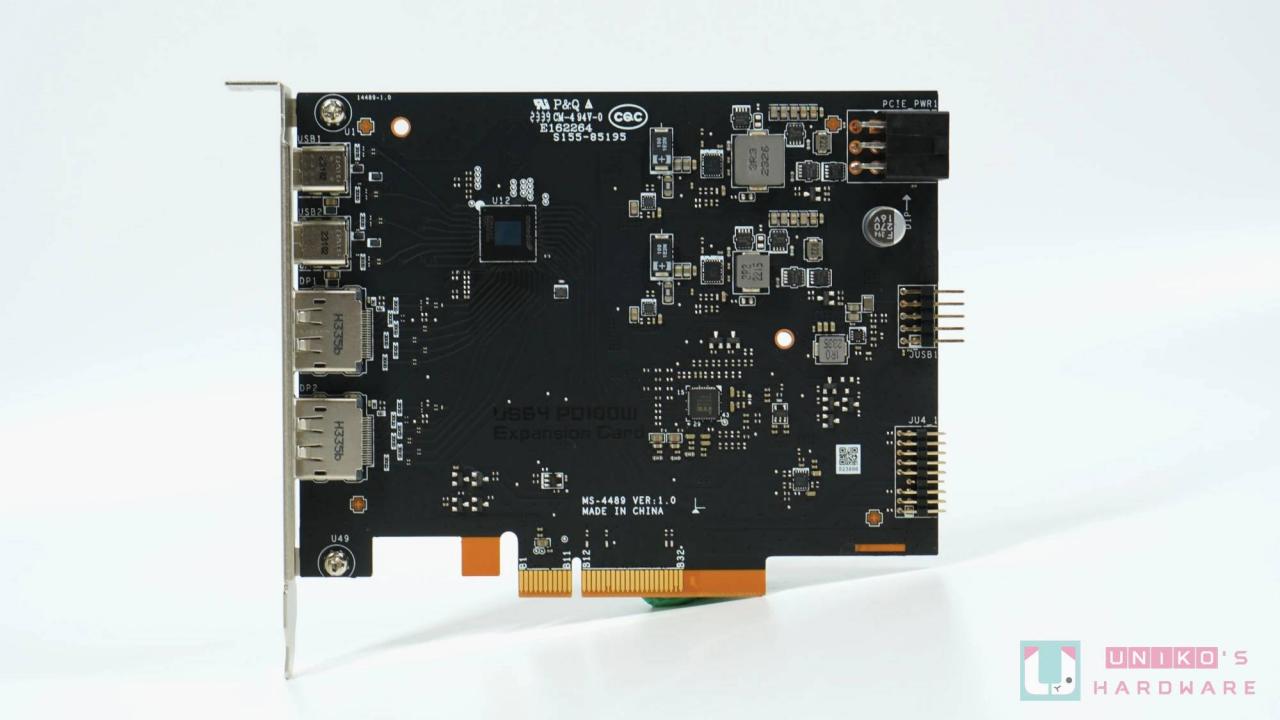 微星启动！ MSI USB4 PD100W PCI-E 扩充卡开拓 USB 全新领域！