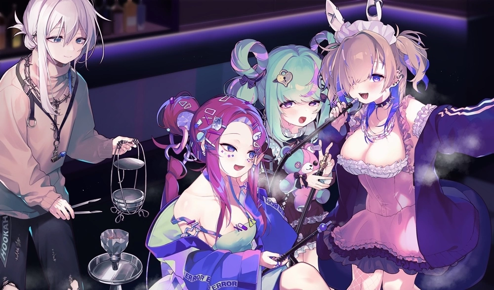 由水烟交织而成的人类群像文字冒险《Hookah Haze》将于2024年在Steam与Nintendo Switch推出！