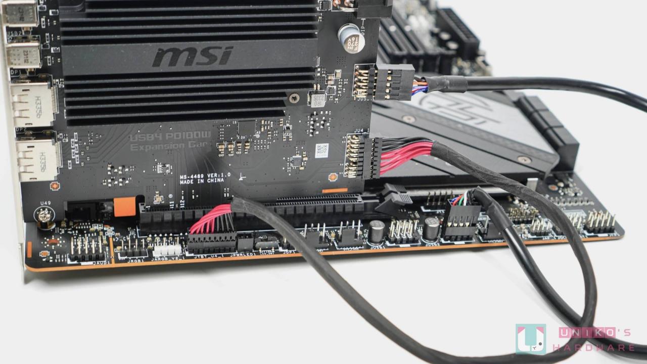 微星启动！ MSI USB4 PD100W PCI-E 扩充卡开拓 USB 全新领域！
