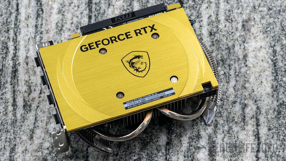 单风扇 MSI GeForce RTX 4060 Cyclone 动手玩