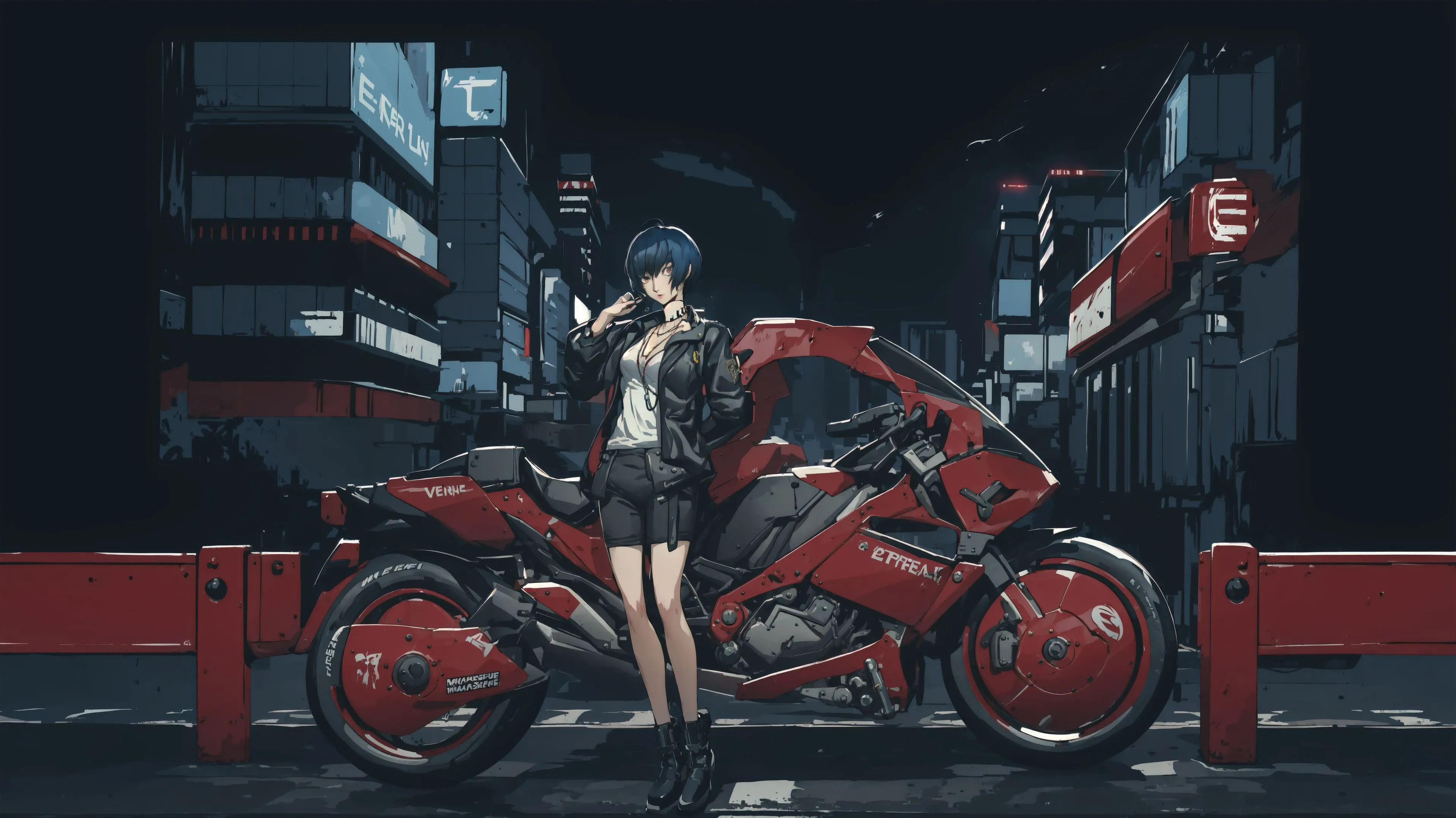 此演示图像将960 x 540的原始分辨率通过Hires. fix功能放大4倍至3840 x 2160。 （读者可以手动放大图片查看细节，下同）