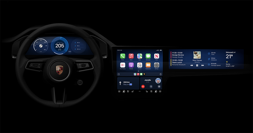 来了！ 新世代 Apple CarPlay 确认将登保时捷与 Aston Martin 车款 - 电脑王阿达