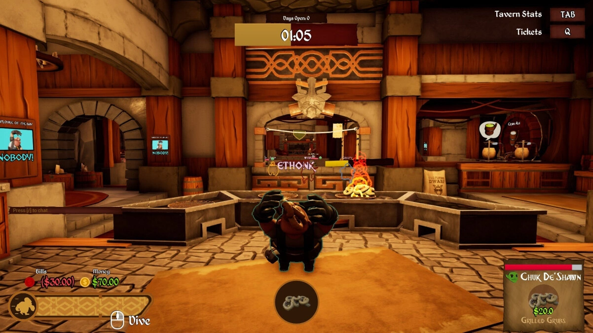 矮人酒馆经营《Bronzebeard's Tavern》获玩家极度好评，快速上菜才能满足客人需求