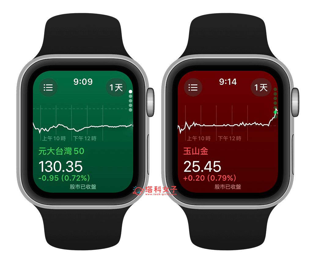 Apple Watch 看股票