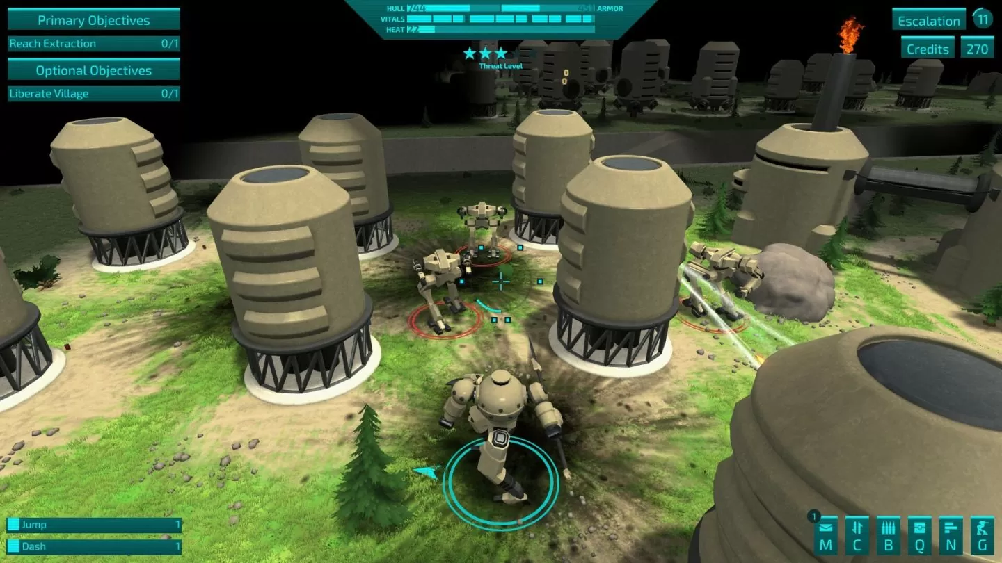 机甲 Roguelike 动作《Granvir》公开 Steam 页面，组装自己的机器人为有限资源而战