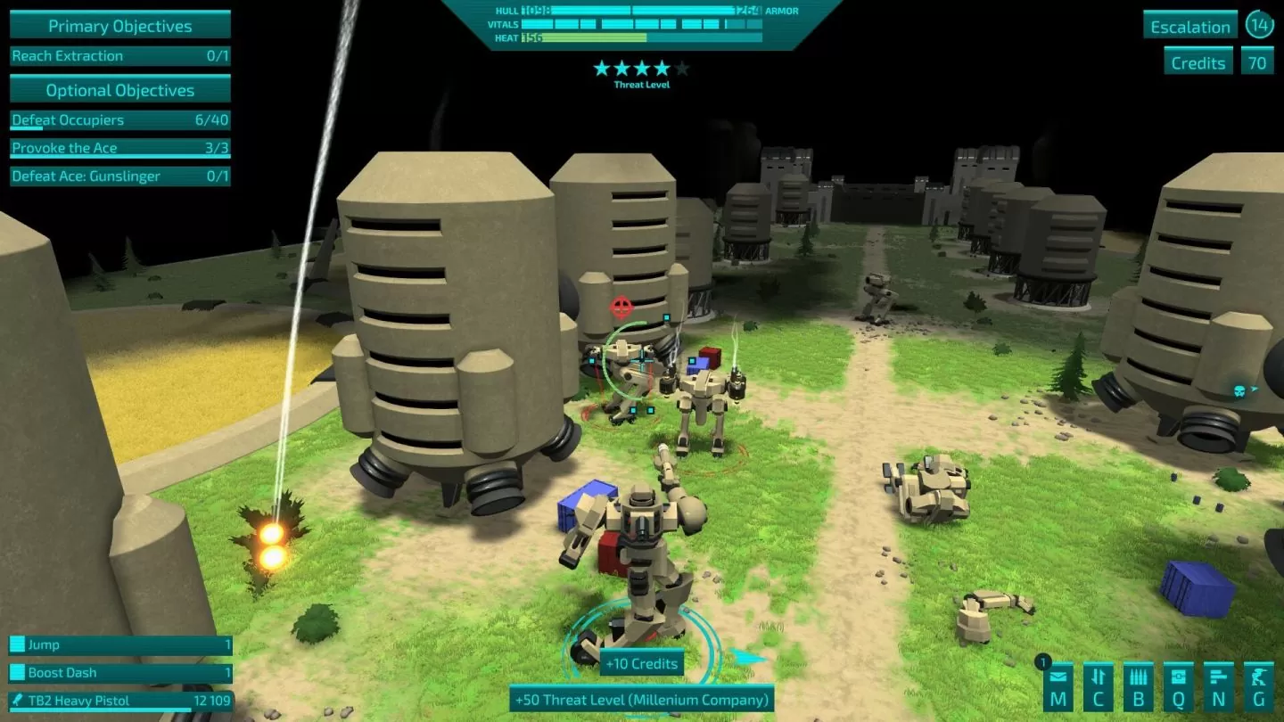 机甲 Roguelike 动作《Granvir》公开 Steam 页面，组装自己的机器人为有限资源而战