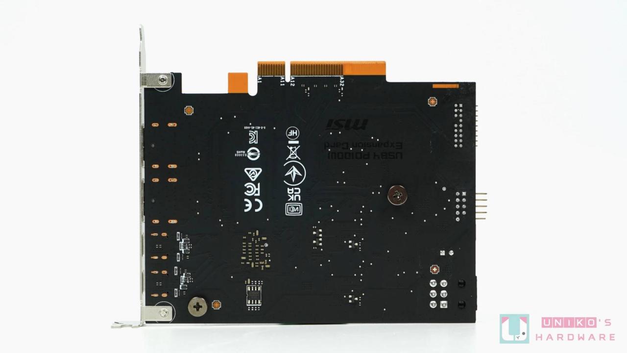 微星启动！ MSI USB4 PD100W PCI-E 扩充卡开拓 USB 全新领域！