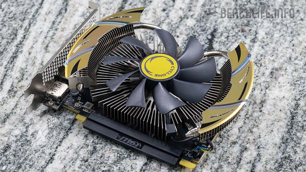 单风扇 MSI GeForce RTX 4060 Cyclone 动手玩