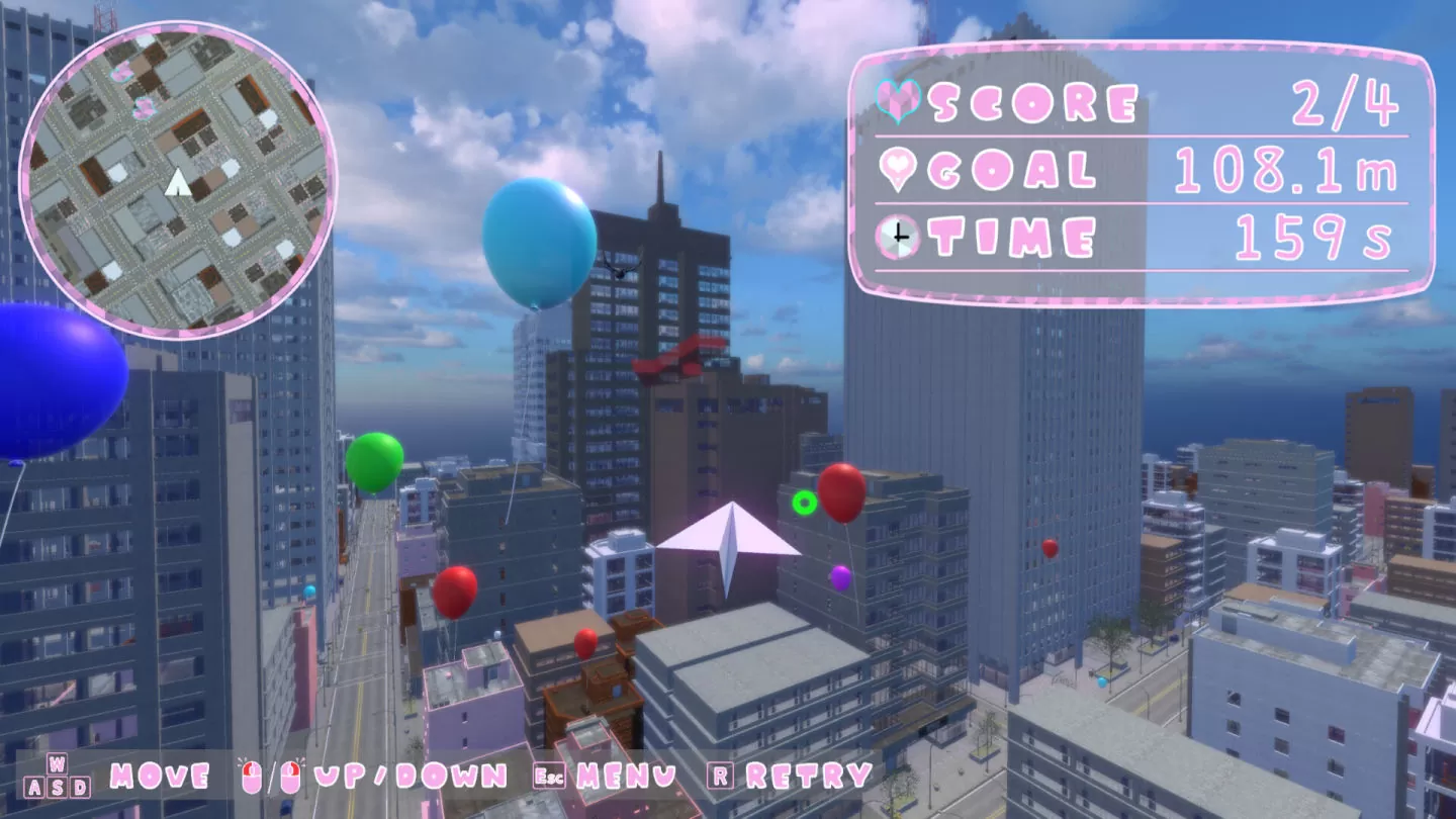 Steam 飞行动作游戏《KOIBUMI 情书》发售，把载满心意的纸飞机送到女方手上！