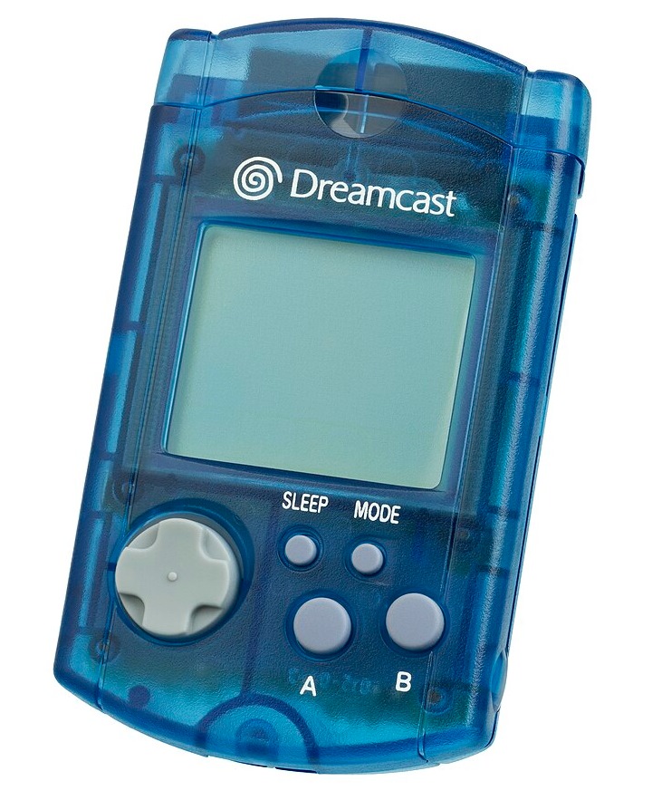 VMU是Dreamcast主机专用的记忆卡，除了储存游戏进度外，也可以在游戏中显示信息，或拆下后独自执行小游戏。