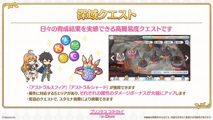 日本遊戲商 Cygames 在 12 月 26 日晚間的 Youtube 特別節目「プリンセスコネクト！Re:Dive 大型アップデート発表特番」中，宣布旗下動畫 RPG《超異域公主連結☆Re:Dive》將於 2024 年 2 月 15 日實施六週年大型更新。