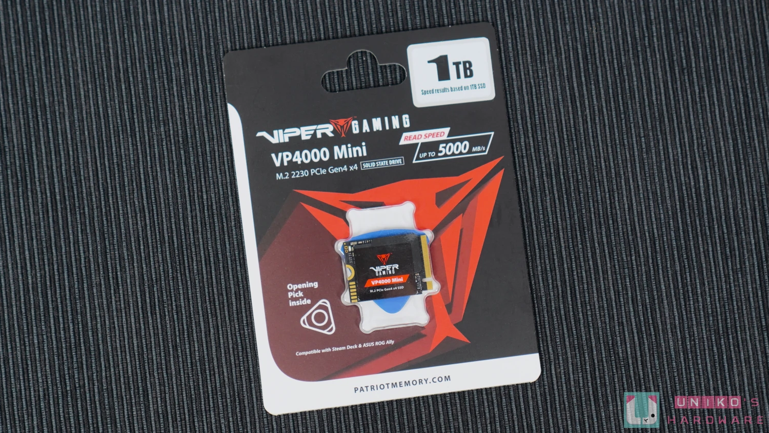 ROG ALLY 电竞掌机更换 SSD 云端还原系统 ft. Patriot Viper VP4000 Mini 1TB M.2 SSD
