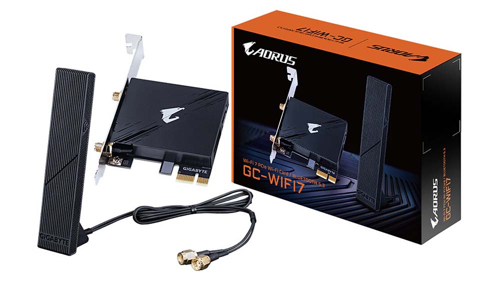 不同「Rev」采用不同Wi-Fi 7芯片，GIGABYTE推出GC-WIFI 7无线网卡