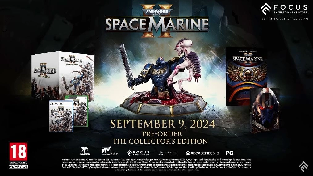 《战锤40K：星际战士2》9/9发售决定！ 豪华珍藏版特典画面同步公开