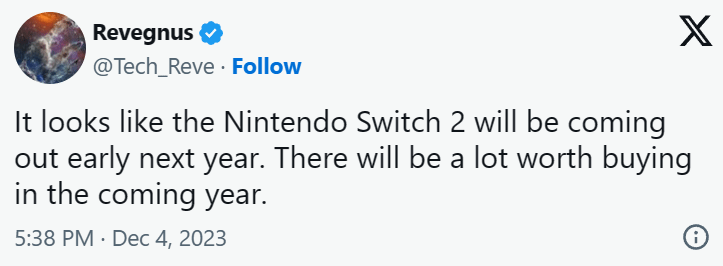 新报道暗示任天堂或早于预期公布 与三星OLED合作的Switch 2