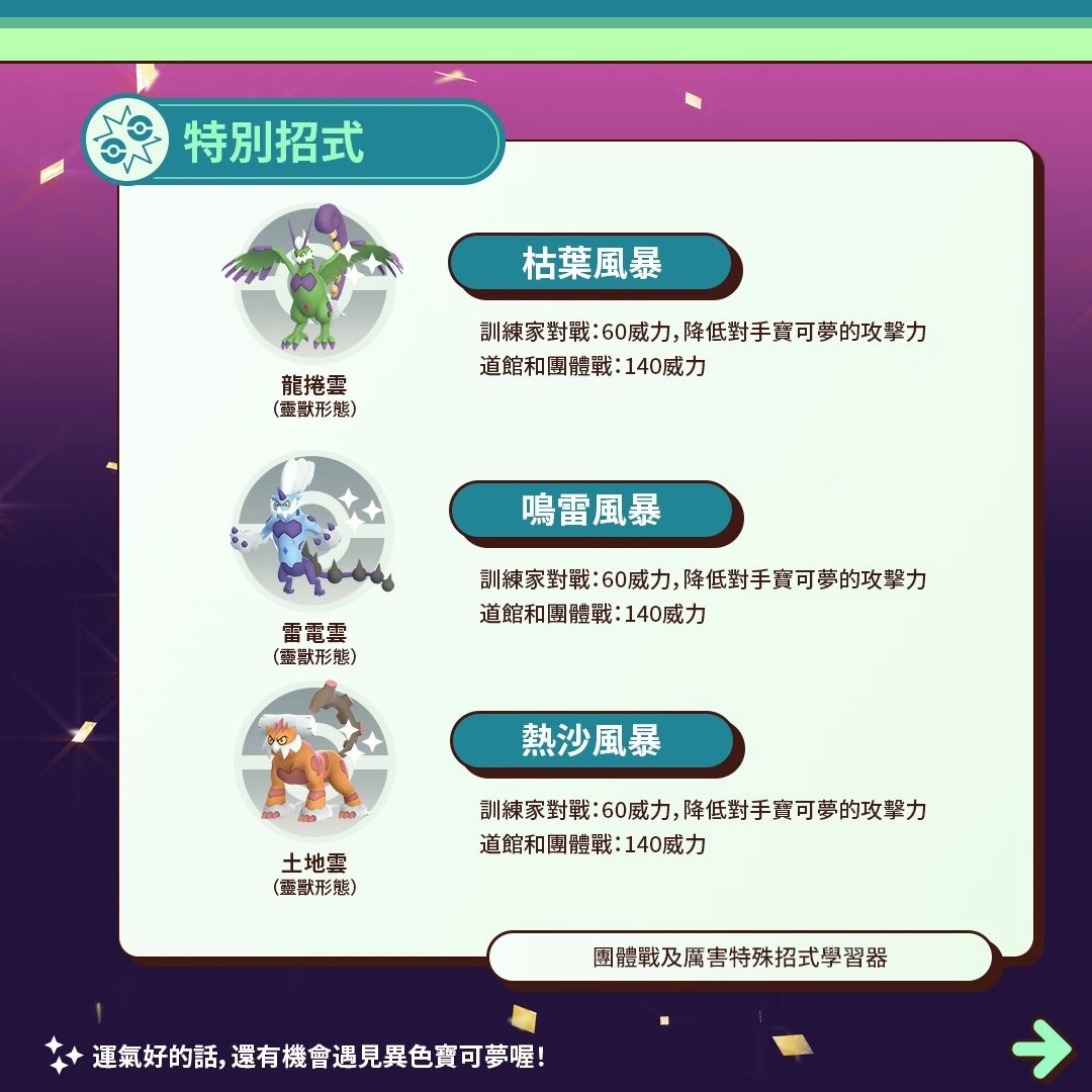 《Pokémon GO》公开 1 月活动情报！ 三云神特别招灵兽形态轮番上阵、洗翠火爆兽团战日即将开打
