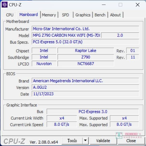 MSI MPG Z790 CARBON MAX WIFI 主板开箱评测