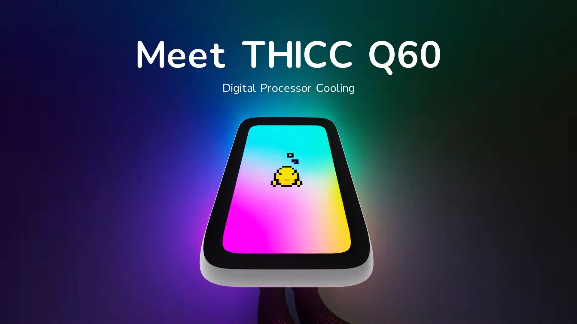 HYTE 发布 THICC Q60 一体式水冷散热器：搭载 5 寸 IPS 屏幕、356W 解热能力