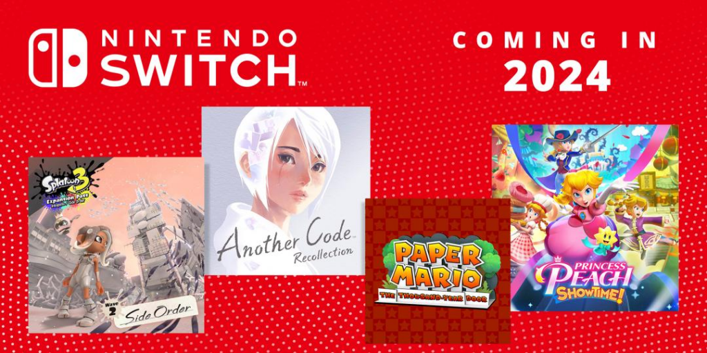 任天堂预告 2024 年 Switch 游戏阵容！ 累积已达近 100 款作品