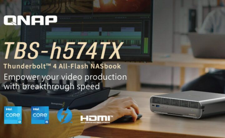 QNAP 推出 Thunderbolt 4 全快闪 NASbook，支持 M.2 SSD 热插拔功能