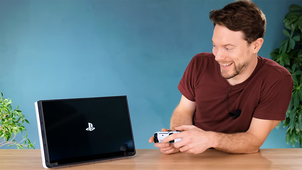 国外 YouTuber 打造出世界首台 PlayStation 5 平板电脑 - 电脑王阿达