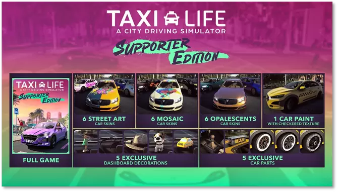 《Taxi Life：A City Driving Simulator 出租生涯：模拟城市驾驶》发售日公开&家机版开放预购