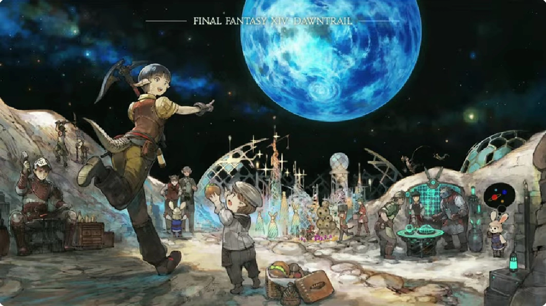 《FF14：黄金的遗产》曝光新职业「绘灵法师」及新版角色模型，宣传片揭露新种族