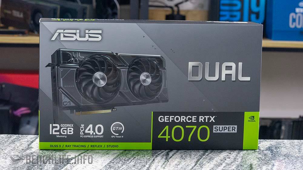 散热表现相当优异的双风扇显卡，ASUS Dual GeForce RTX 4070 Super实测