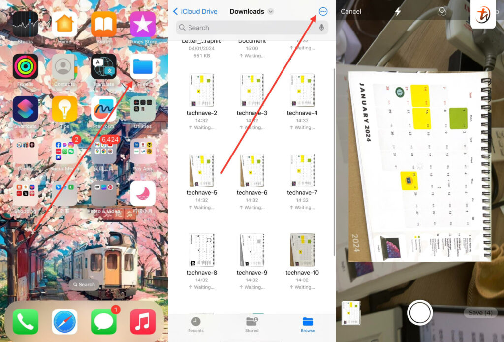 【教学】太方便了！iPhone自带扫描文件转PDF功能，不用另外下载App！