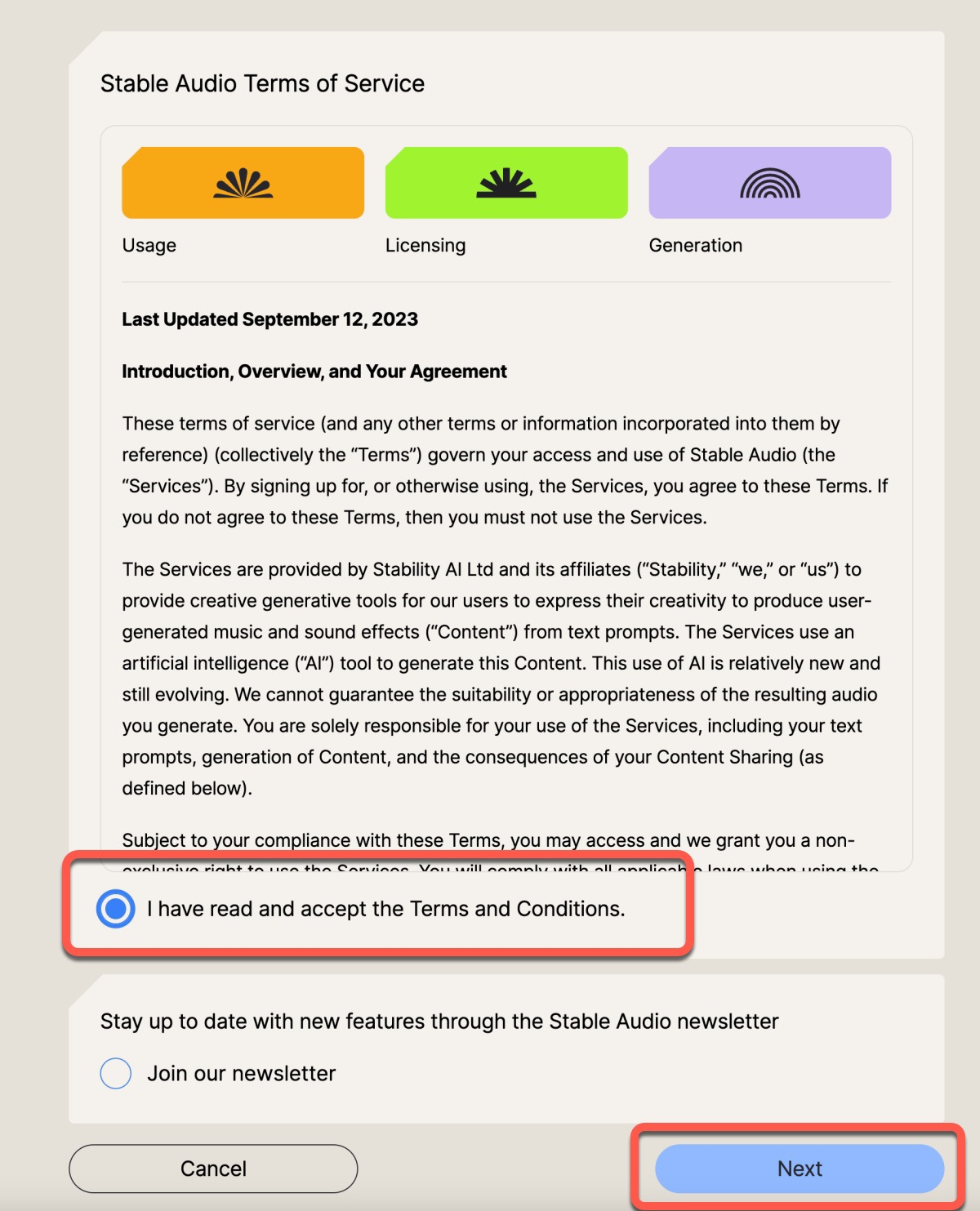 Stable Audio 通过 AI 产生音乐，每月可免费产生 20 首、最长 45 秒