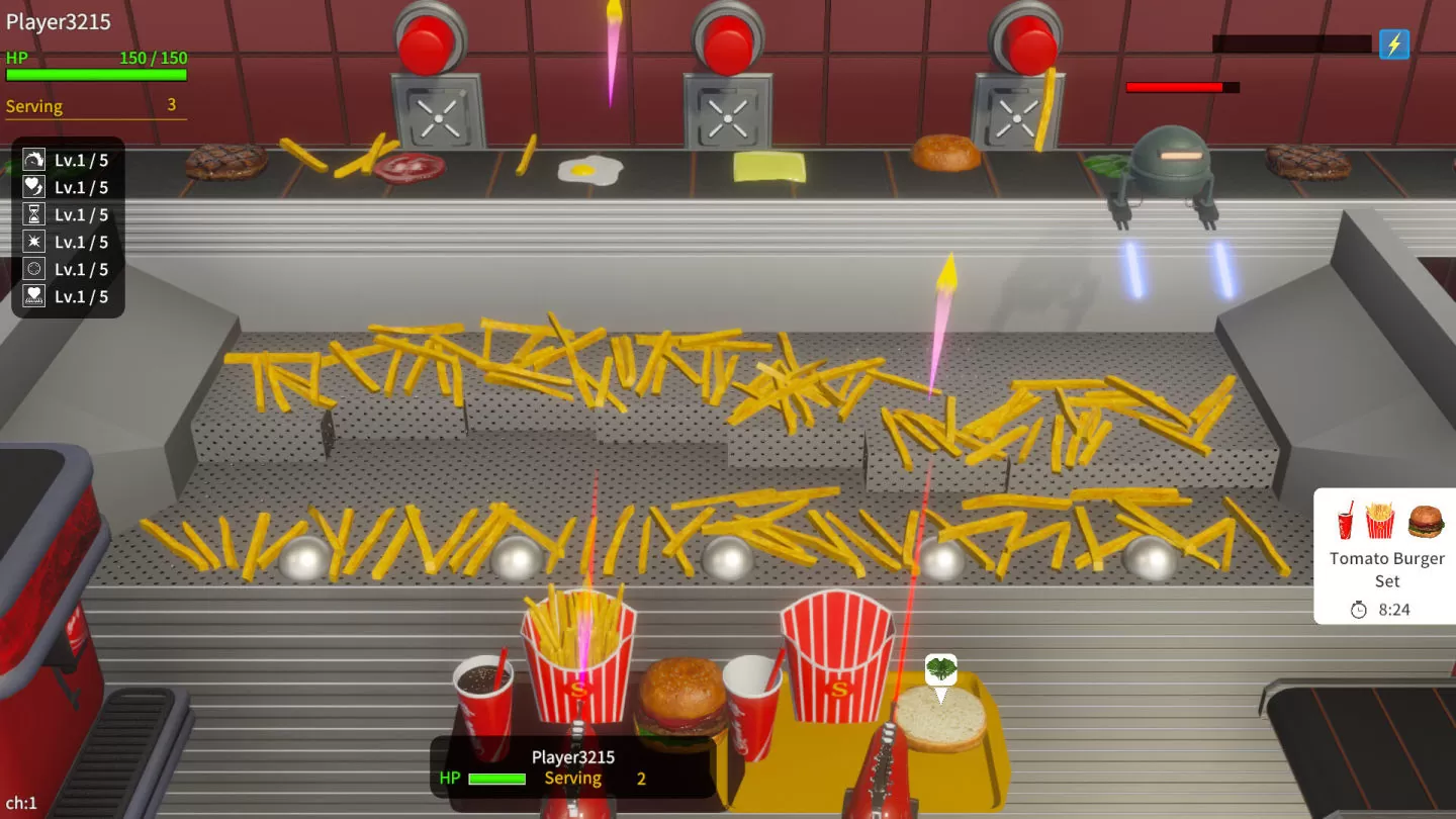 《French Fries Pusher Friends》Steam 版发售，最多四名玩家享受薯条乐趣！