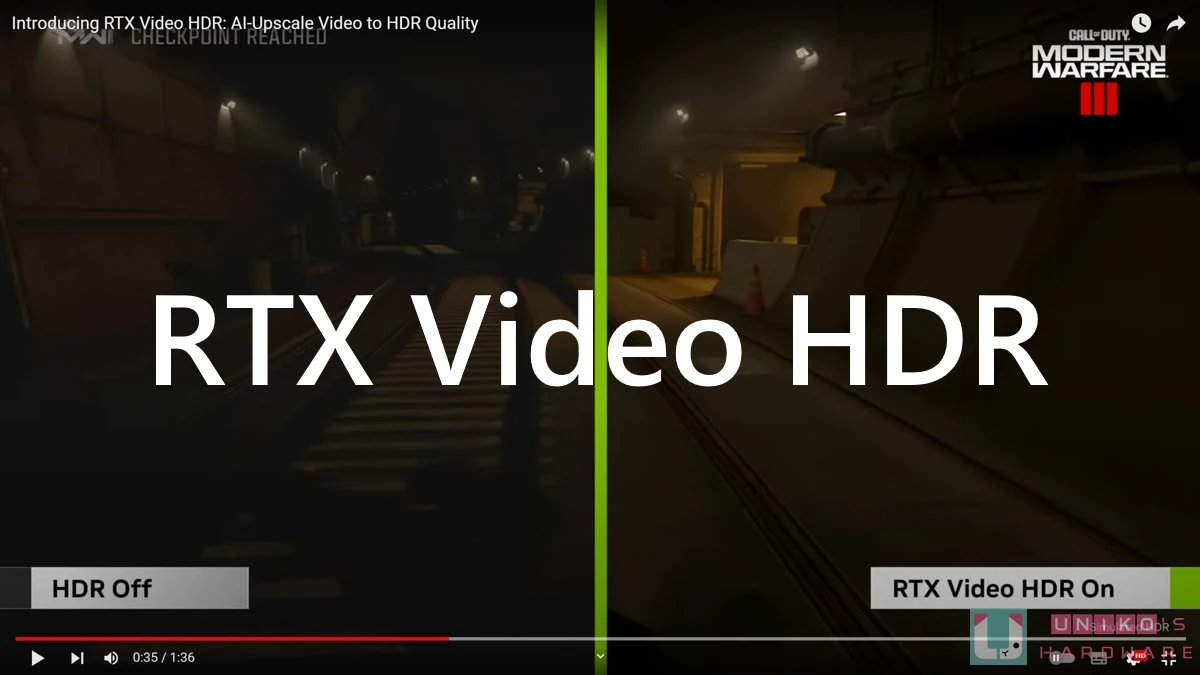 NVIDIA AI 技术再进化！ 开启 RTX Video HDR 功能将 SDR 视频强化为 HDR 视频