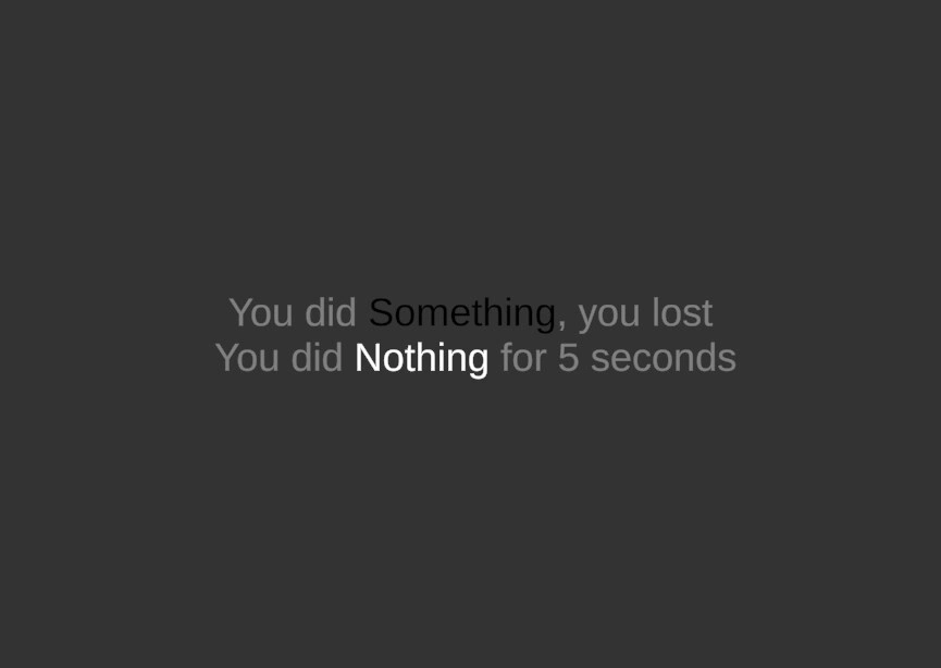Steam 神秘免费游戏《Nothing》爆红，体验不用努力、无所事事的虚无放空感