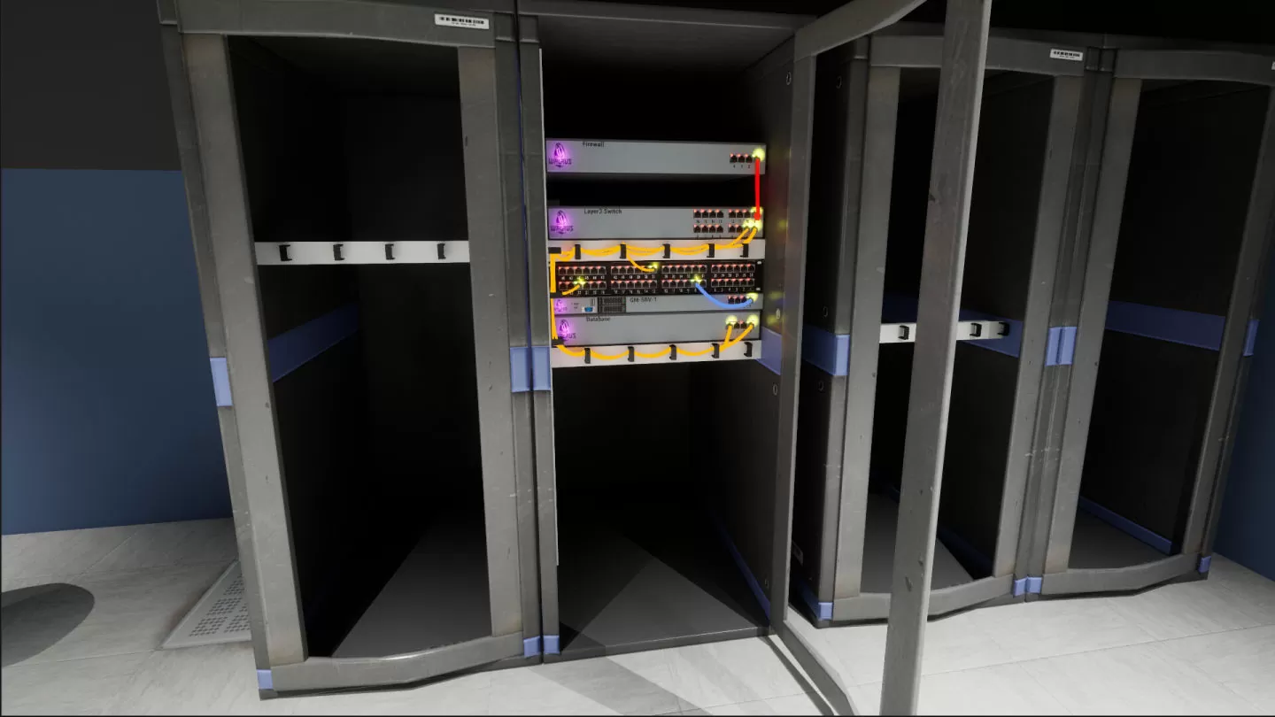 《网络工程师模拟器》Steam 页面上线，体验多种服务器配线工作的乐趣