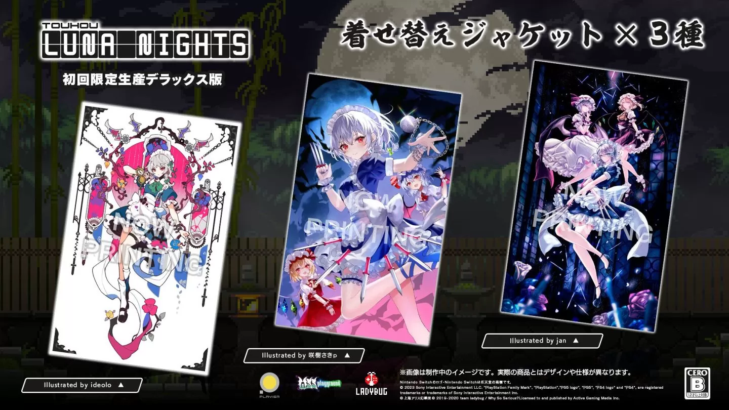 东方 Project 同人 2D 探索动作游戏《东方月神夜》PS、Switch 版今日发售