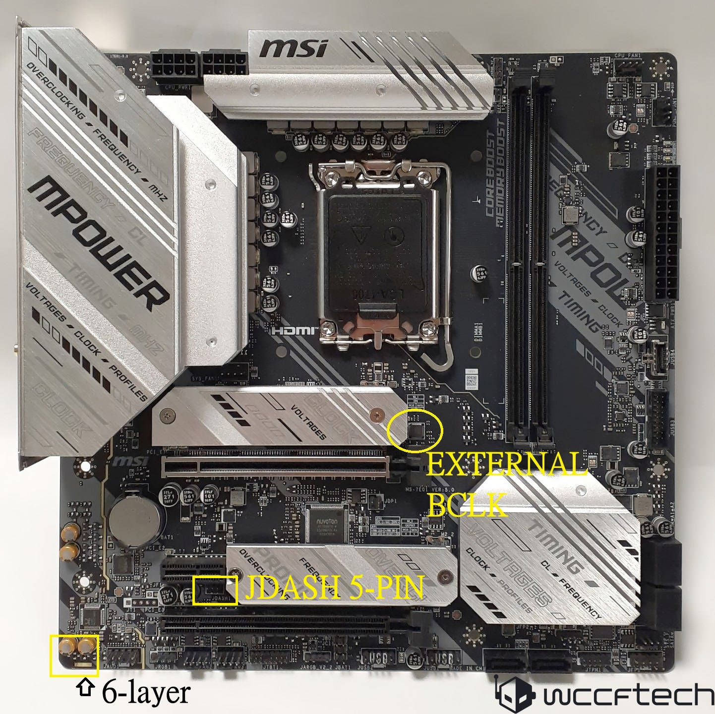 MSI Z790MPOWER JDASH1 的演变