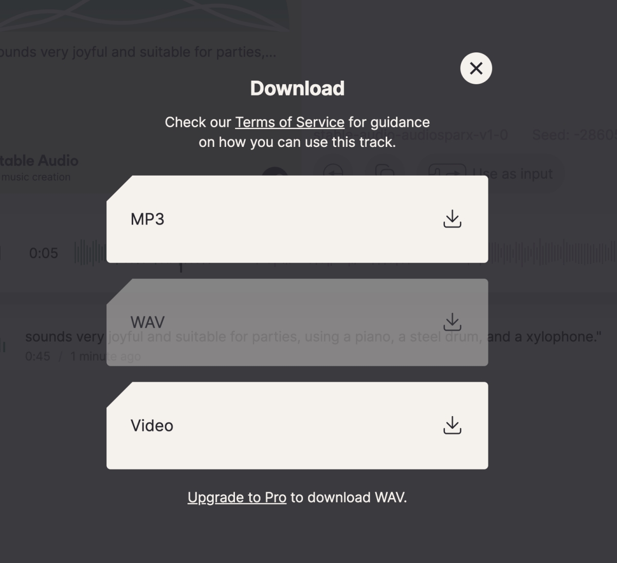 Stable Audio 通过 AI 产生音乐，每月可免费产生 20 首、最长 45 秒