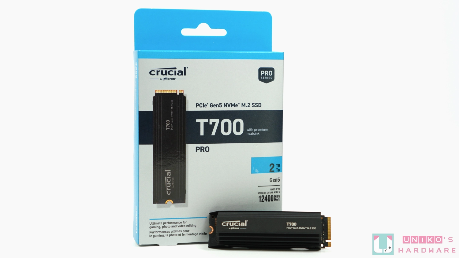 Micron Crucial T700 PCIe Gen5 NVMe M.2 SSD 开箱评测