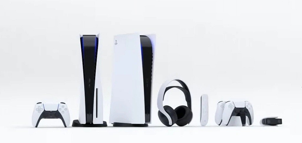 照片中包含了PS5阵容、PlayStation VR、索尼PlayStation、的PlayStation 5、漫威的蜘蛛侠：迈尔斯·莫拉莱斯