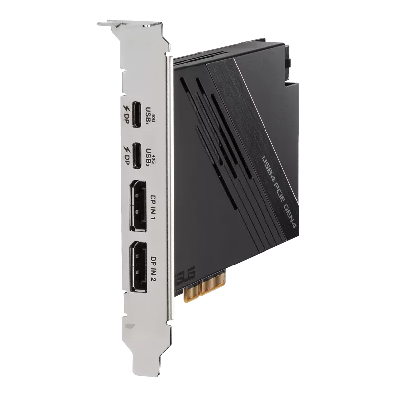ASUS USB4 PCIE GEN4 CARD扩展卡发布，提供USB4 Type-C和60WPD支持