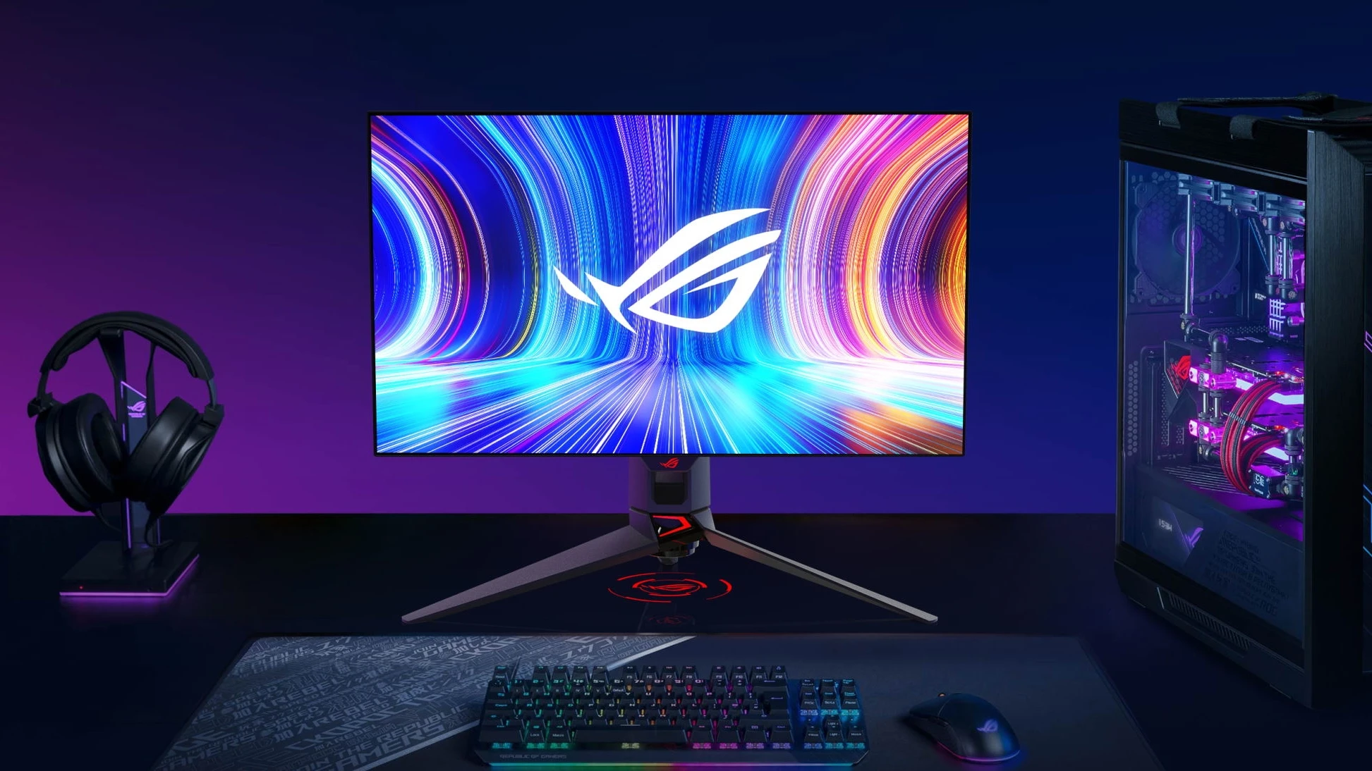 华硕ROG SWIFT OLED 2024阵容登场：QD-OLED、32寸4K萤幕、双模式电竞