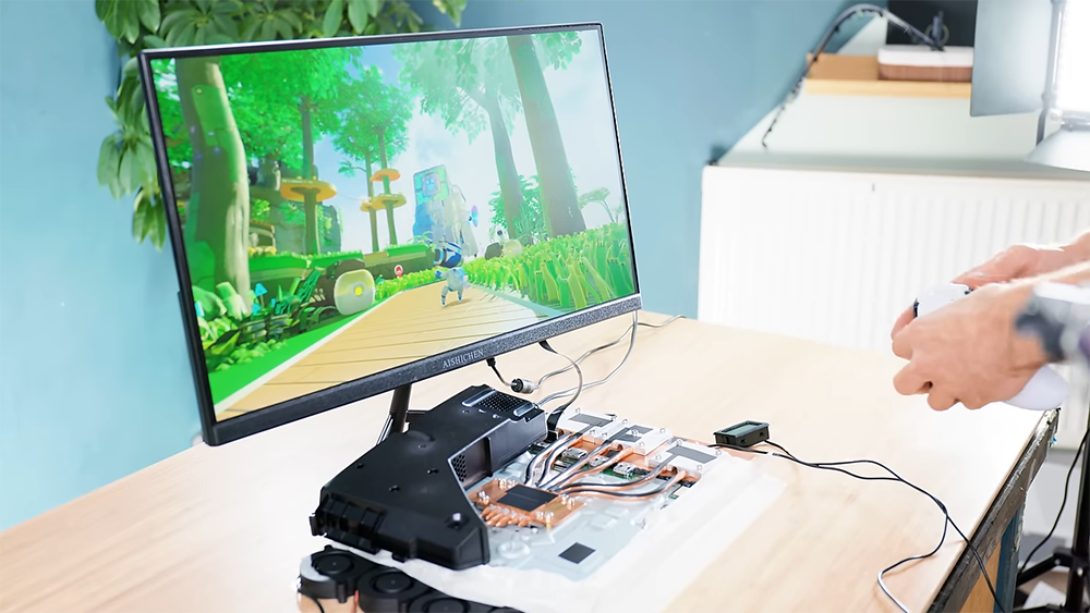 国外 YouTuber 打造出世界首台 PlayStation 5 平板电脑 - 电脑王阿达