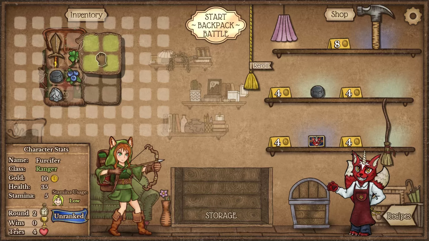 Roguelite 新作《Backpack Battles 背包大战》3/8 开放抢先体验，狂战士&烈焰术士参战！