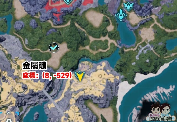 幻兽帕鲁大量金属矿、硫磺、石炭位置分享-01