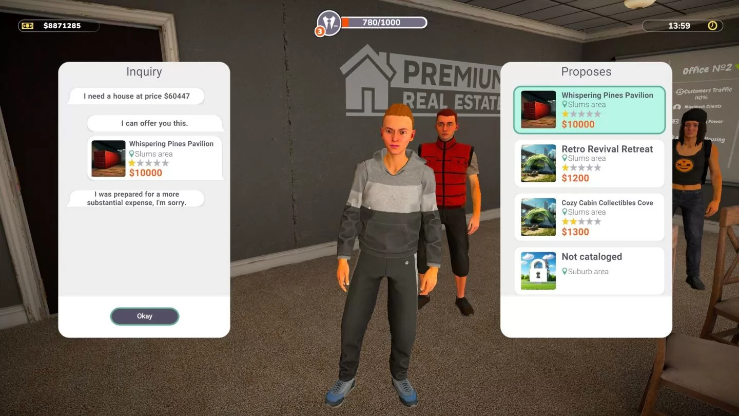 模拟经营新作《REAL ESTATE Simulator 房地产模拟器》3/22 登上 Steam