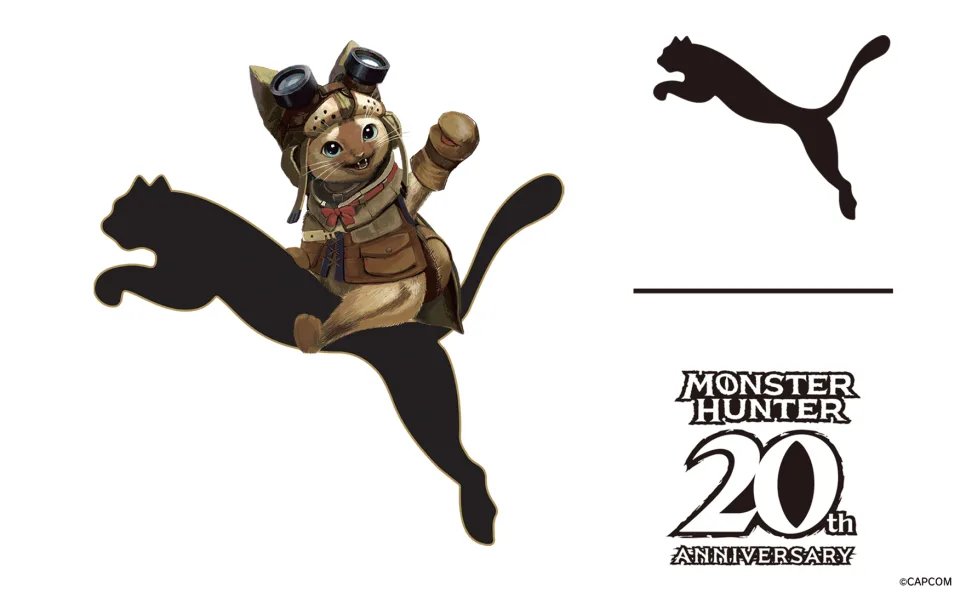 卡普空《怪物猎人》宣布将与运动品牌PUMA合作，未来将推出更多联动商品