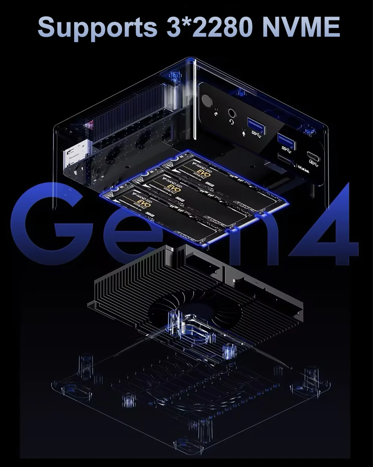 AOOSTAR 推出搭载Ryzen 7 7840HS 和 OCULINK 端口的超紧凑 GEM10 迷你电脑