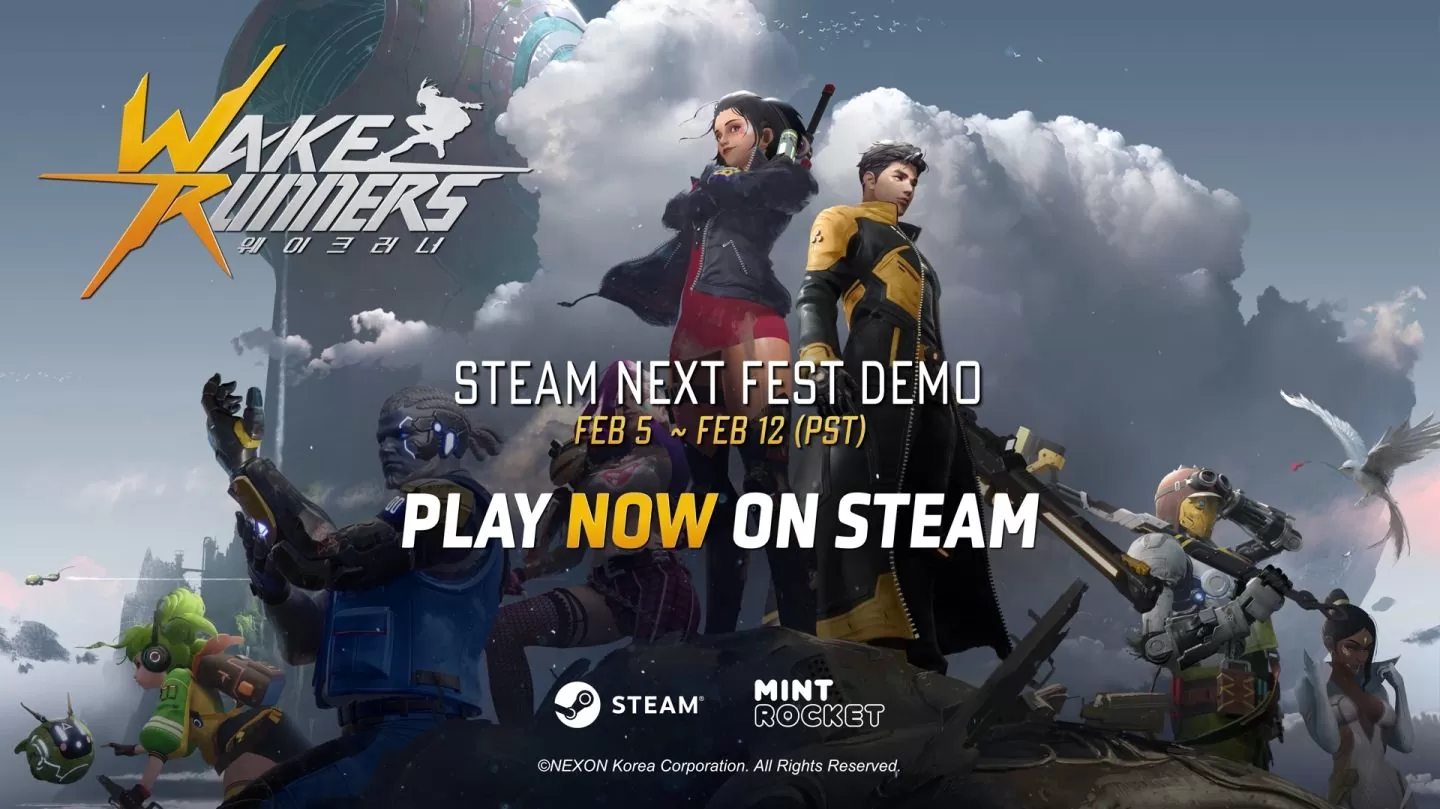 NEXON 全新团队竞争动作《觉醒追逐者 Wakerunners》2/5 Steam 首次限时公测开始