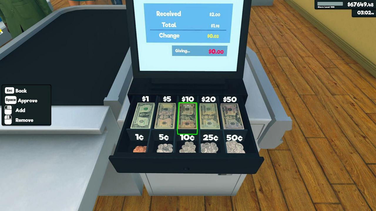 Steam模拟超市Supermarket Simulator 当个超市万事通补货结账都自己来 连拆箱都要一步步做